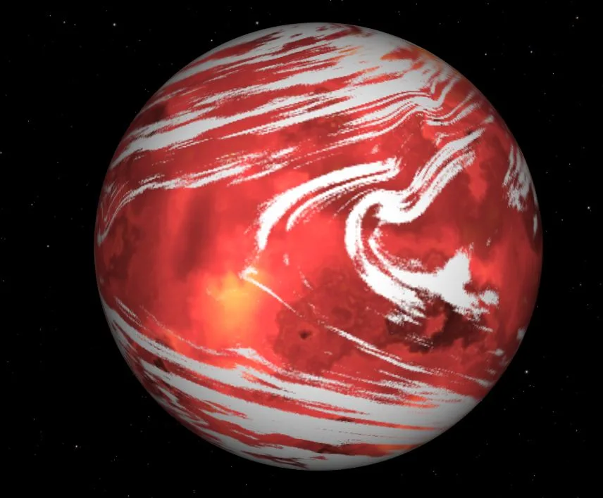An illustration of LHS 1815b, an ancient rocky exoplanet orbiting a star in the galactic thick disk. Image Credit: NASA