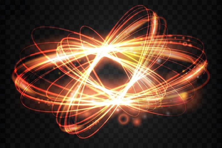 Luminous Ellipses Atomic Electron Orbits