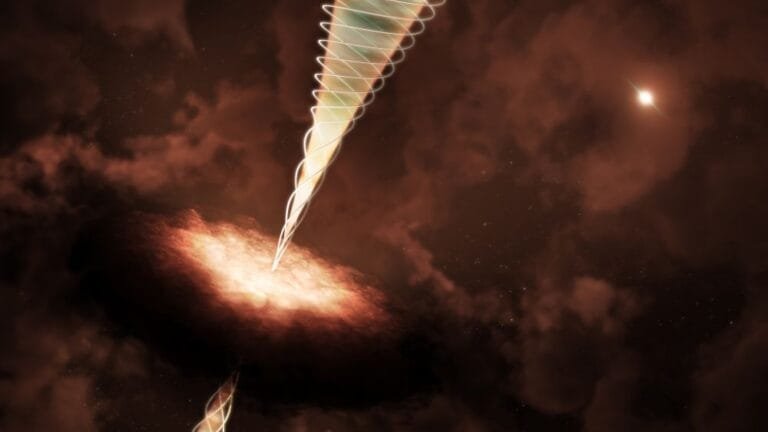 Astrônomos observam campos magnéticos em jatos de protostar