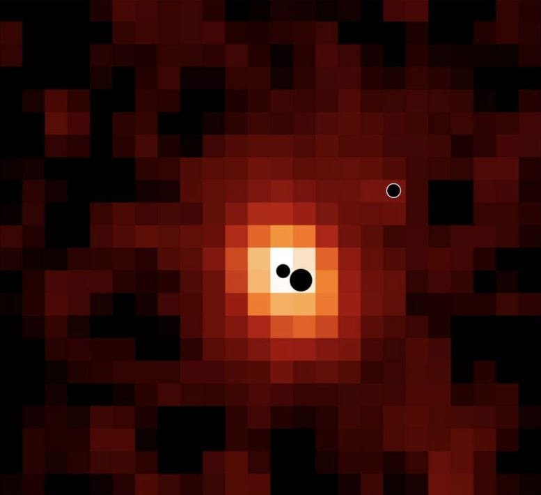 Map of the Distant Galaxy J0148 4214 in Ionised Hydrogen