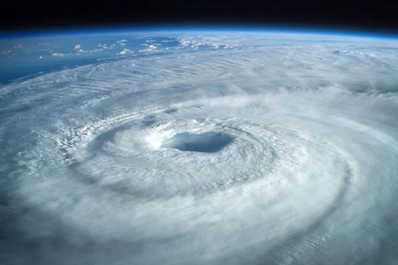 Massive Hurricane From Space