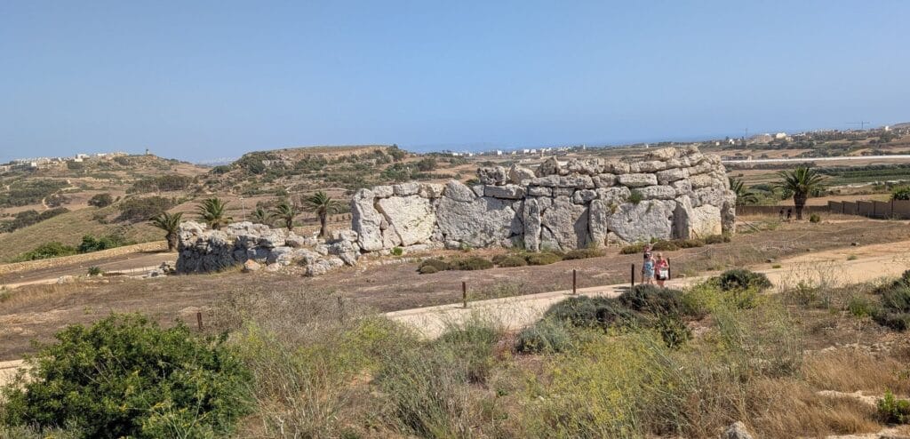 What's left of the Ggantija structure on the Maltese island of Gozo. Credit: Bruce Dorminey