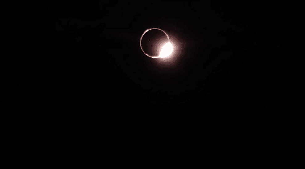 Firefly Aerospace's Blue Ghost lander sees a total solar eclipse from the surface of the Moon. Credit: Firefly Aerospace.