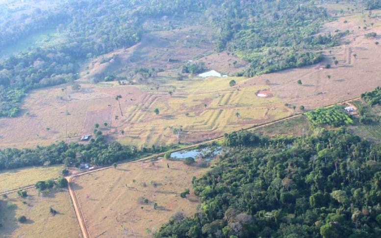 Tequinho Archaeological Site Aerial View