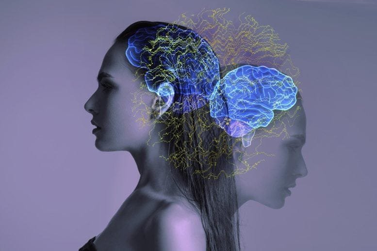 Woman Brain Confused Depressed Cognitive Function