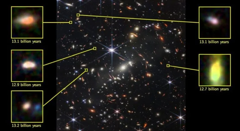 JWST revela que galáxias antigas são mais massivas do que se pensava