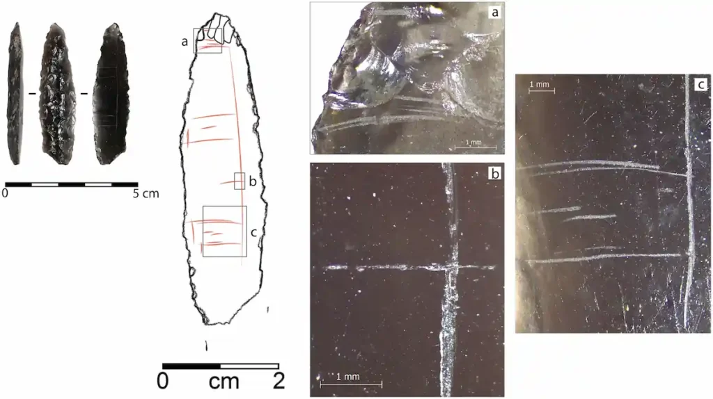 incised arrowheads neolithic anatolia