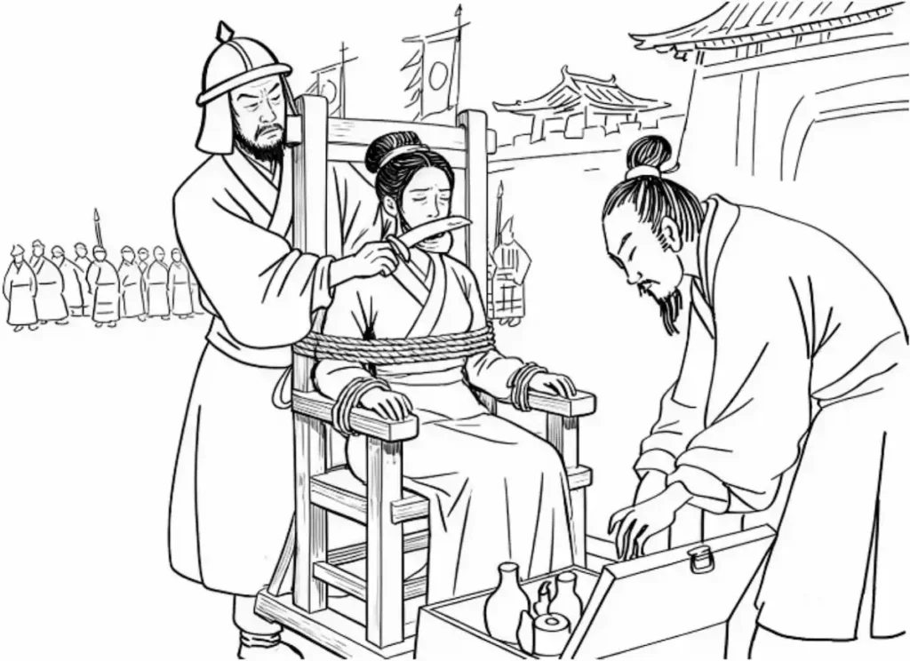 woman cut nose punishment china first archaeological evidence