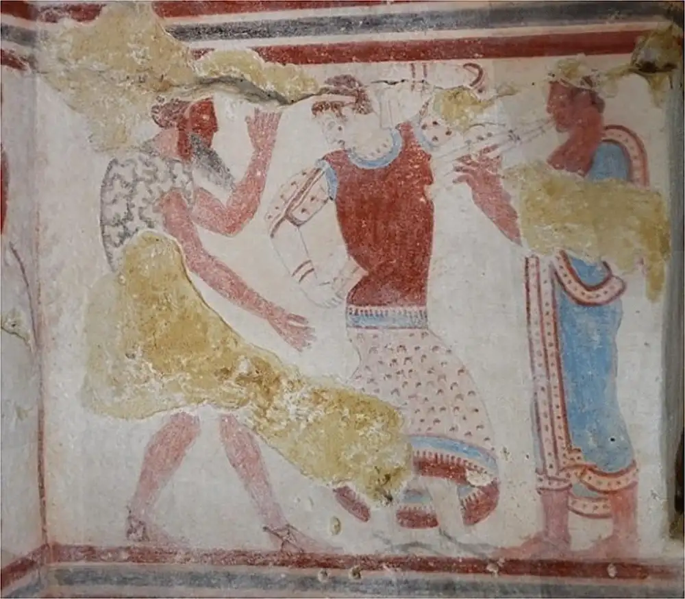 Etruscan tombs fear alter mind