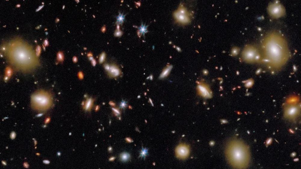 This JWST image is a deep-field view of the Universe that showcases a portion of the COSMOS-Web field acquired with the powerful space telescope. It contains a wide variety of galaxies. The reddest, dot-like galaxies are some of the most distant and earliest galaxies ever seen. Image Credit: ESA/Webb, NASA & CSA, G. Gozaliasl, A. Koekemoer, M. Franco, and the COSMOS-Web team