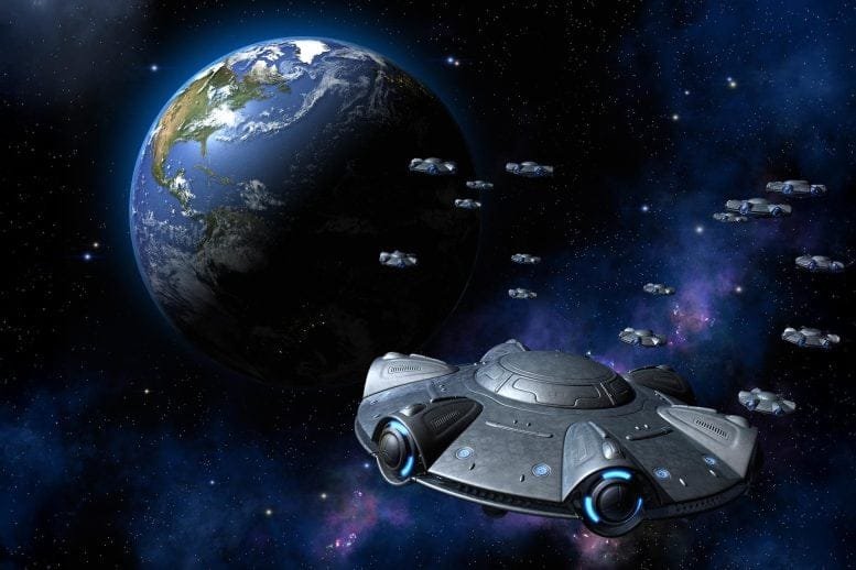 Alien UFOs Attack Earth