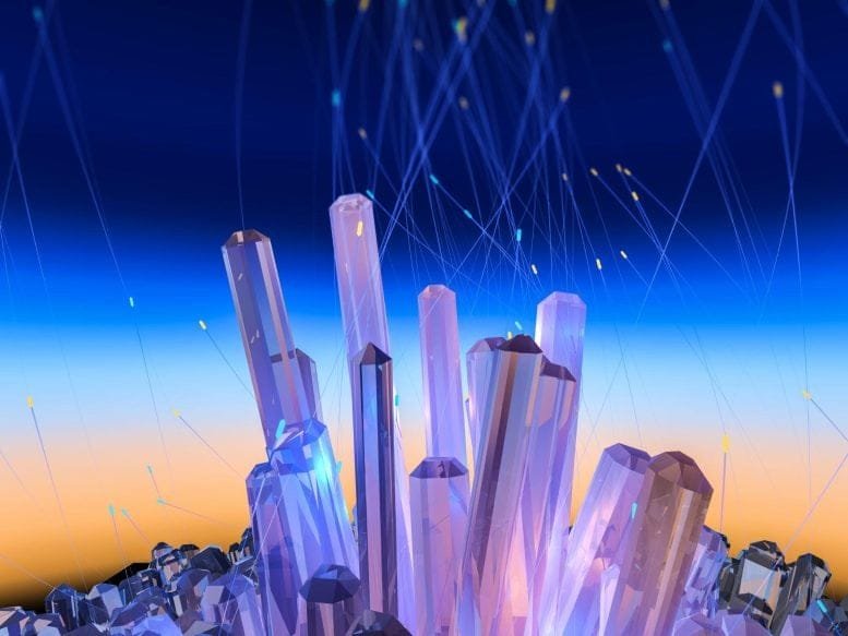Crystal Background Concept