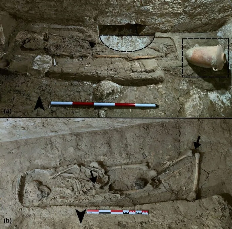 Disturbed Mummified Burials in Chamber 3