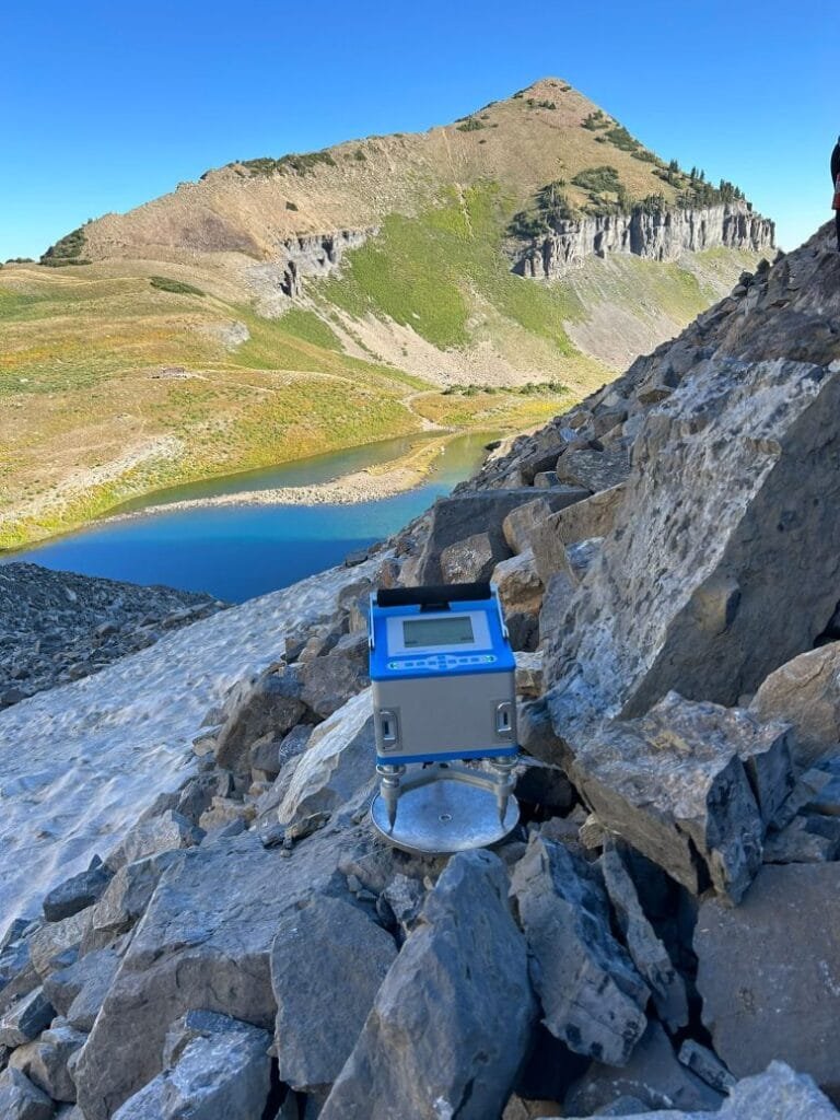 Gravimeter on Mount Timpanogos