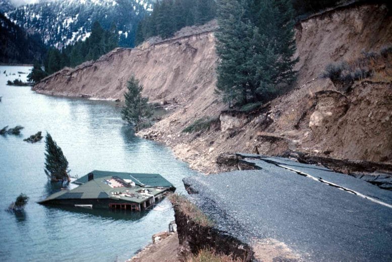 Hebgen Lake Earthquake Infrastructure Damage