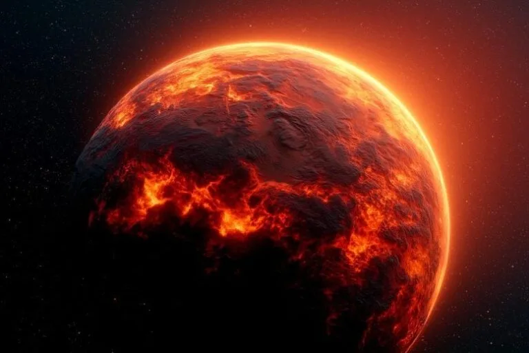 Modelo explica como planetas cobertos de lava mantêm atmosferas