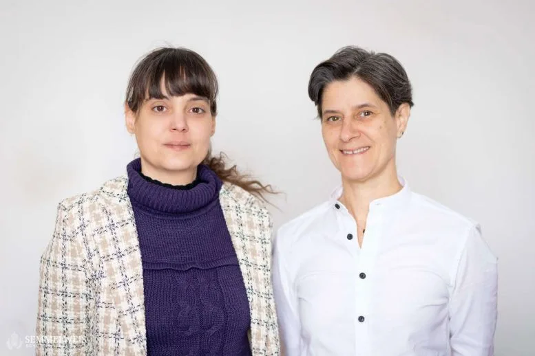 Johanna Takács and Beáta Seregély