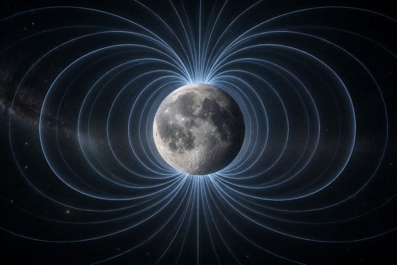 Magnetic Field Moon