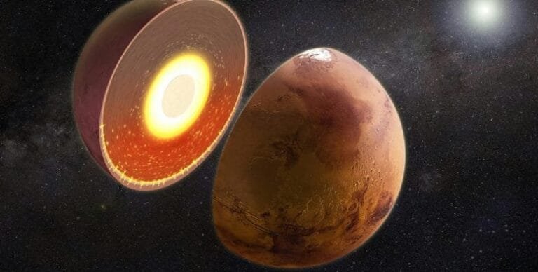 Descoberta de anomalia térmica revela interior de Marte