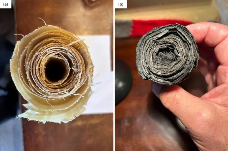 Pesquisadores usam chumbo para ler pergaminhos carbonizados