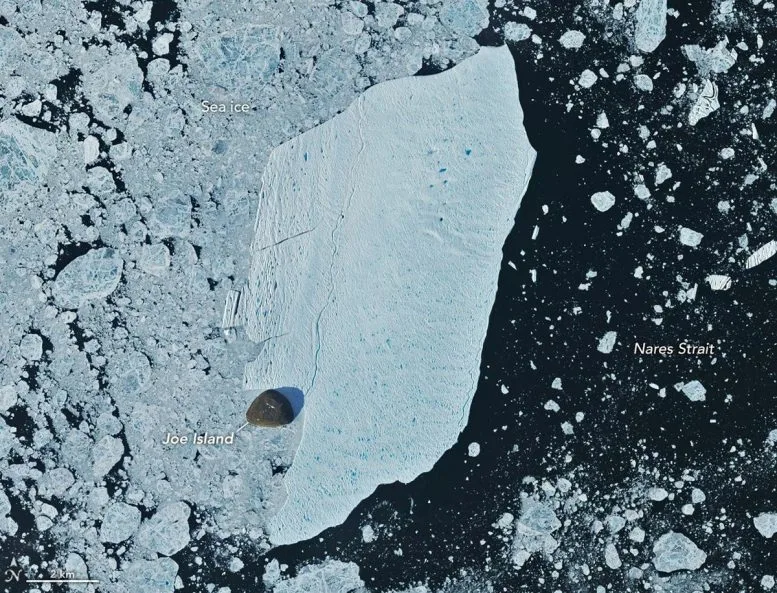 Petermann Glacier Iceberg Joe Island