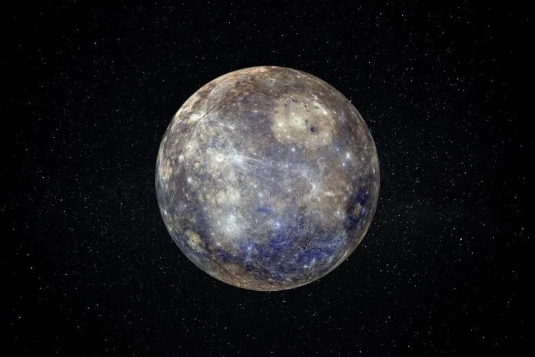 Planet Mercury Starry Sky