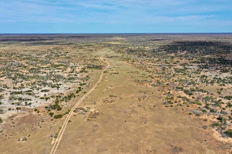 Sediment Filled Valley on the Nullarbor Plain