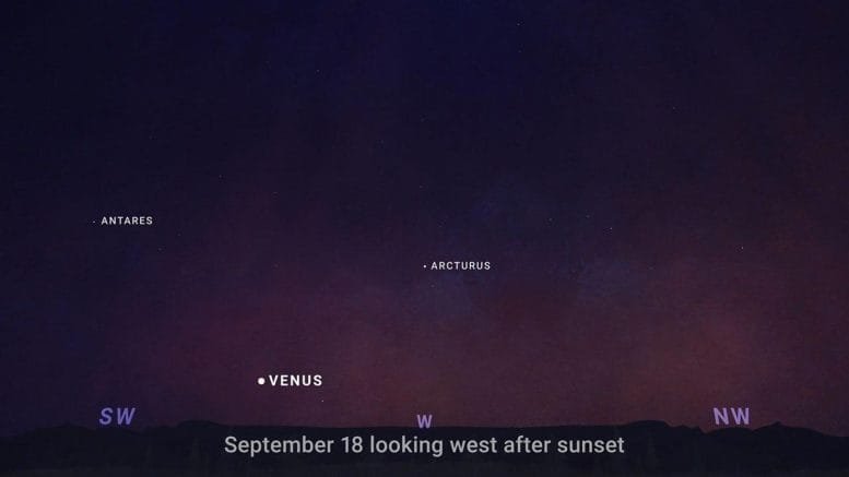 Sky Chart September 18 2026