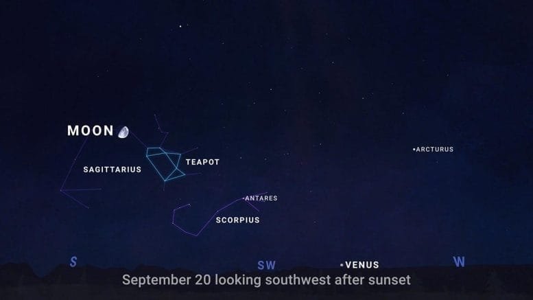 Sky Chart September 20 2026