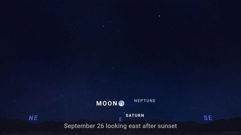 Sky Chart September 26 2026