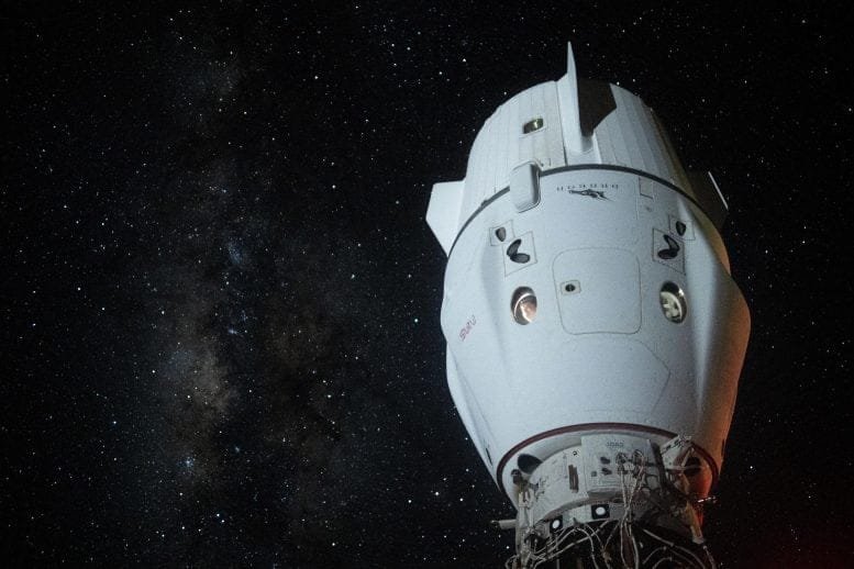 SpaceX Dragon Endeavour Milky Way
