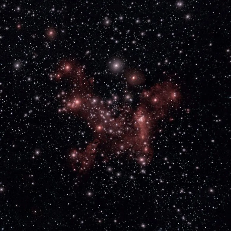 Stars and Gas Near Milky Way Center