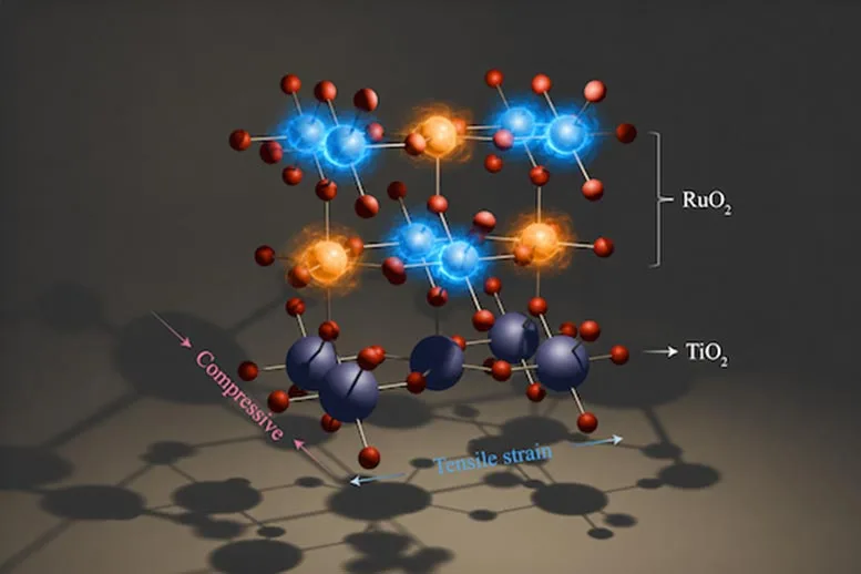 Strain-Induced Emergent Magnetism