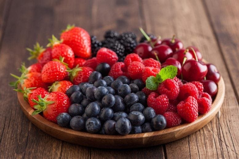 Summer Berries Raspberries Blueberries Strawberries Blackberries Cherries