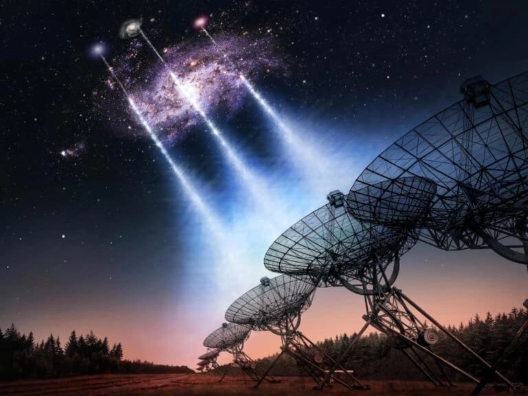 Estudo aponta que explosões de rádio rápidas ajudam a mapear o cosmos