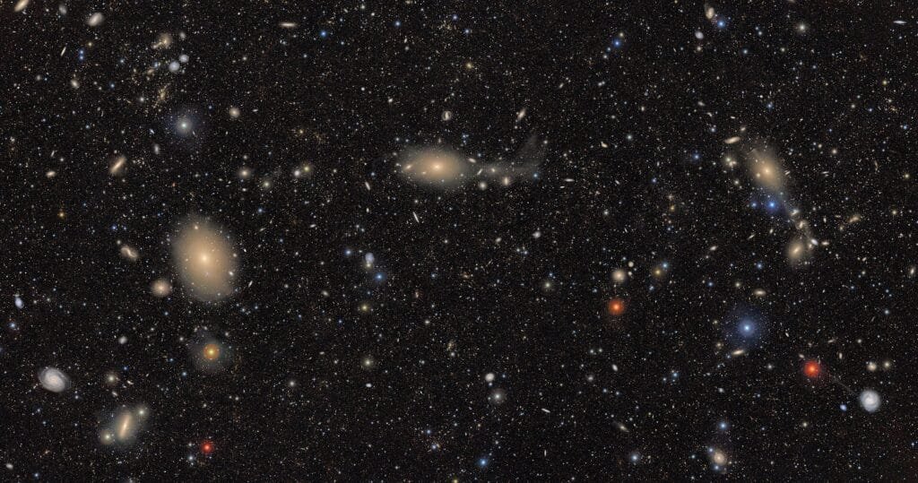 The southern portion of the Virgo Cluster as imaged by the Vera C. Rubin Observatory in very high resolution, taken on June 5, 2025. Credit: NOIRLab/Vera C. Rubin Observatory