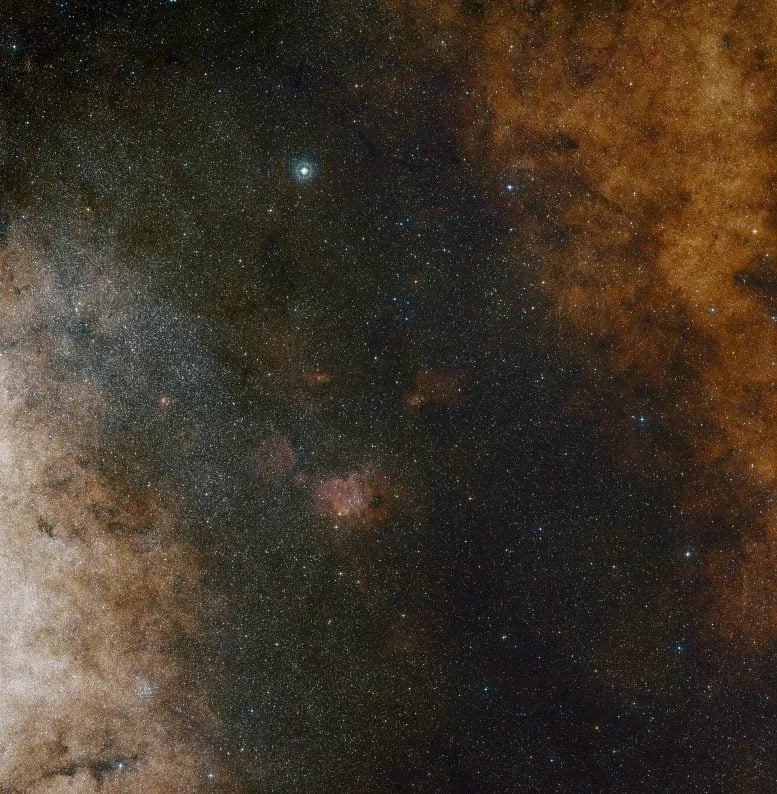 Wide Field View of the Center of the Milky Way
