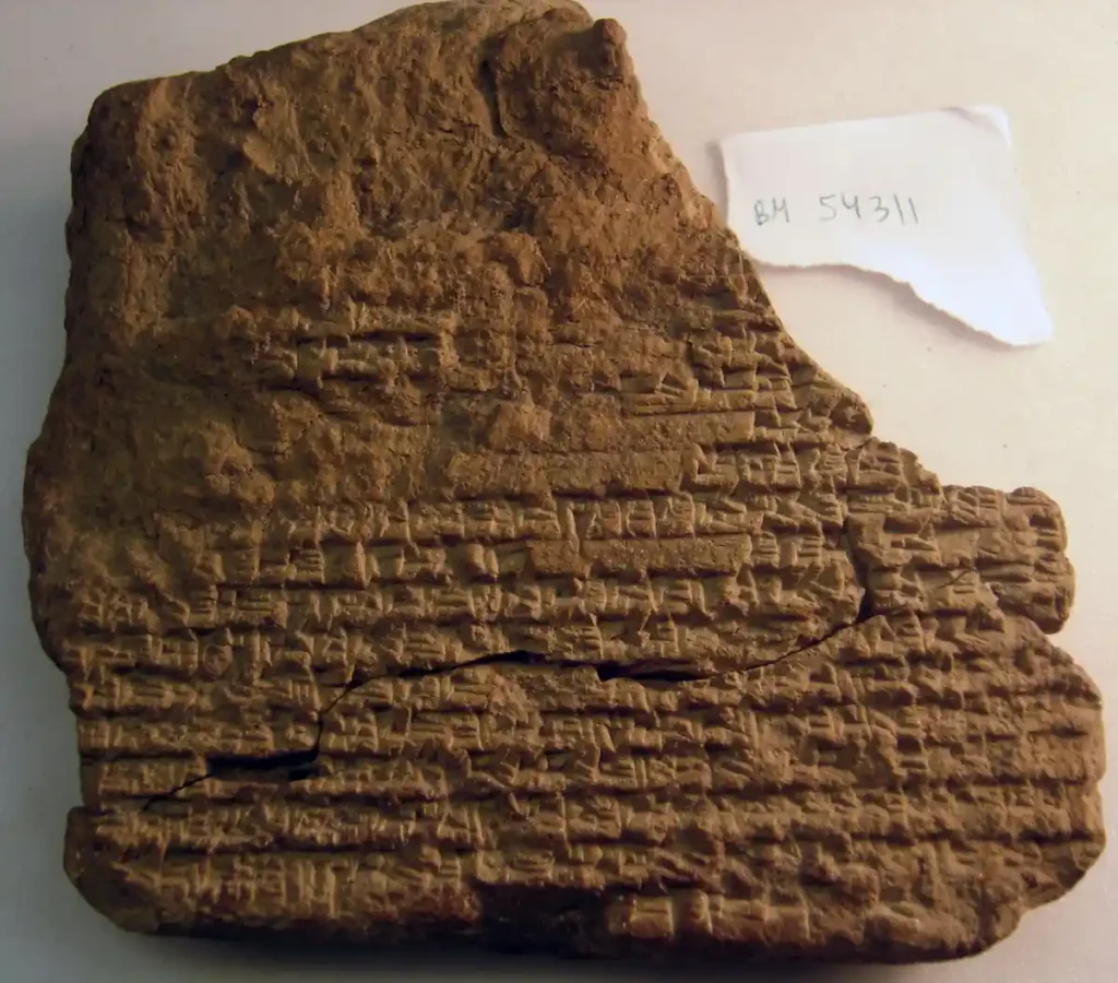 Babylonian scribes learn lists of 2000 gods