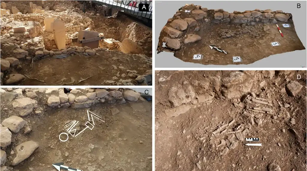 Göbekli Tepe burials bones mixed buildings
