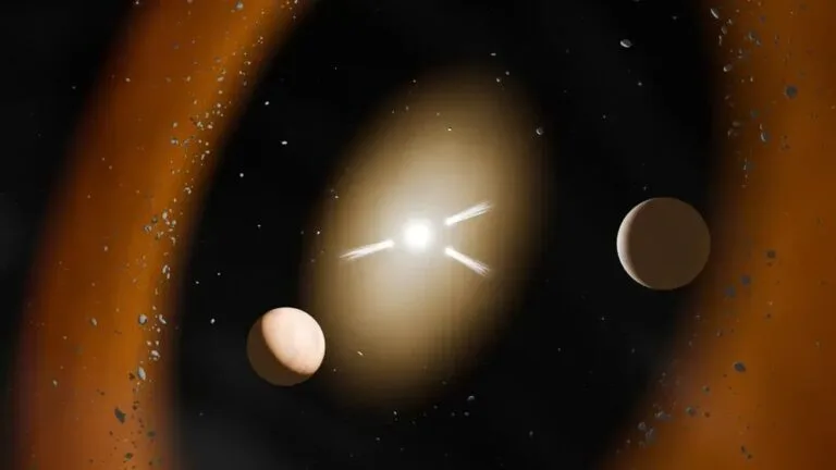 Exocometas gelados em estrela distante ajudam a explicar água na Terra