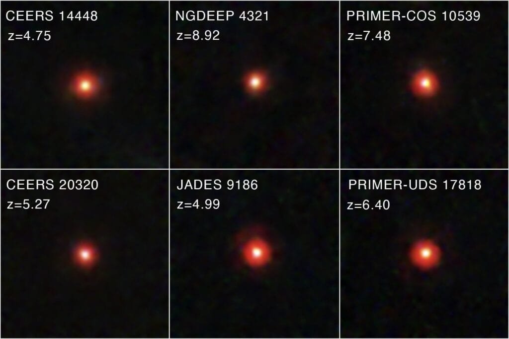 Little Red Dots are extremely compact objects recently observed by NASA's James Webb Space Telescope. Credit: NASA