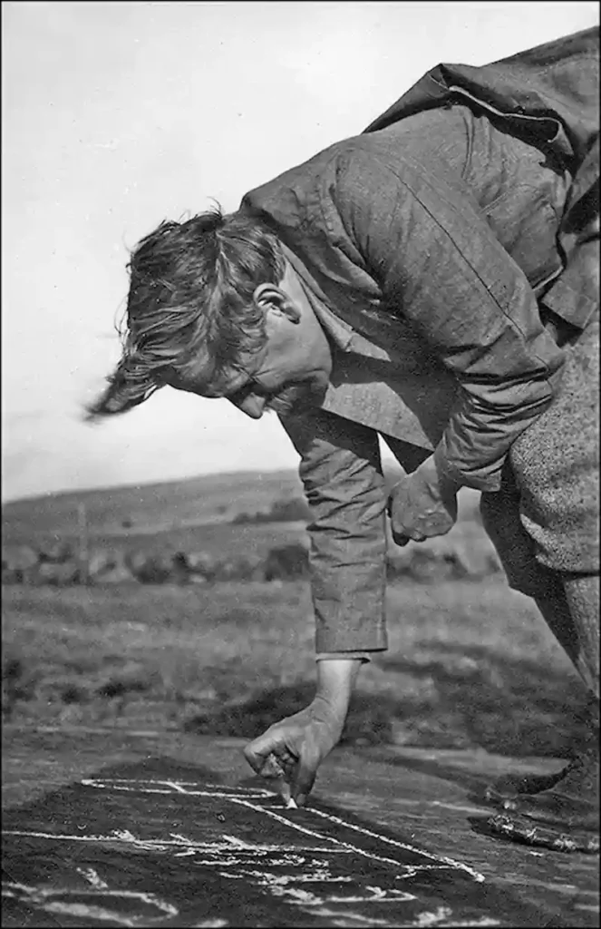 nazi ahnenerbe casts Bronze Age scandinavian petroglyphs