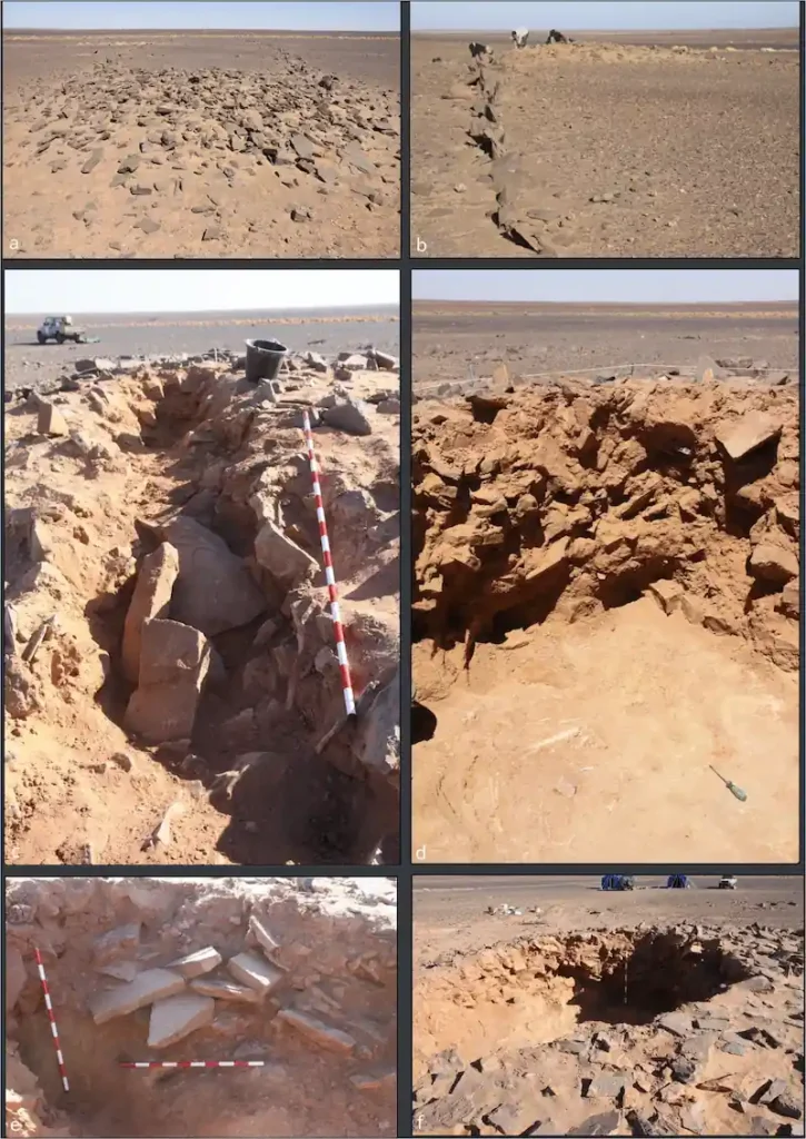Western Sahara tomb 55 meters long 4000 years old
