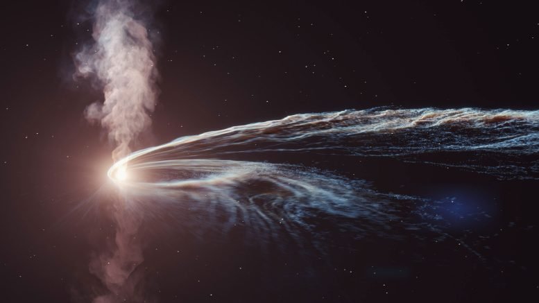 Artist’s Impression of a Tidal Disruption Event