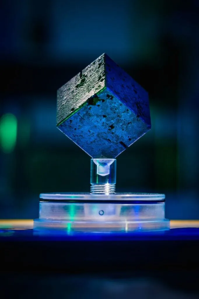 Cube of Natural Uranium From the German Nuclear Project