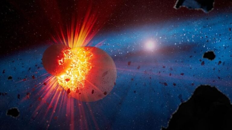 Telescópio James Webb revela colisões planetárias em estrelas distantes