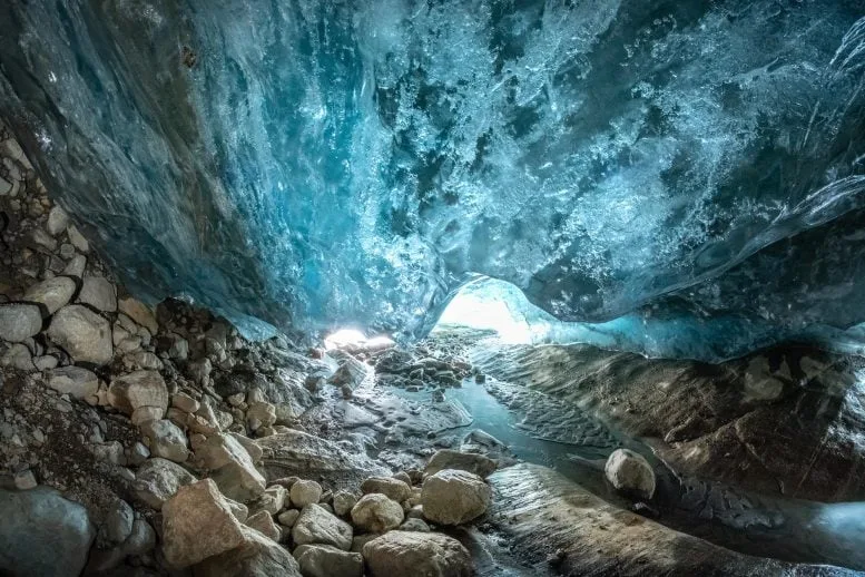 Ice Cave Mountain Glacier