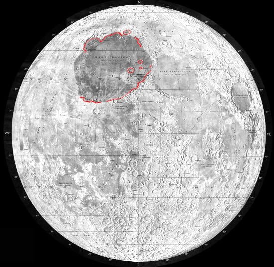 Mare Imbrium. Credit: Wikipedia
