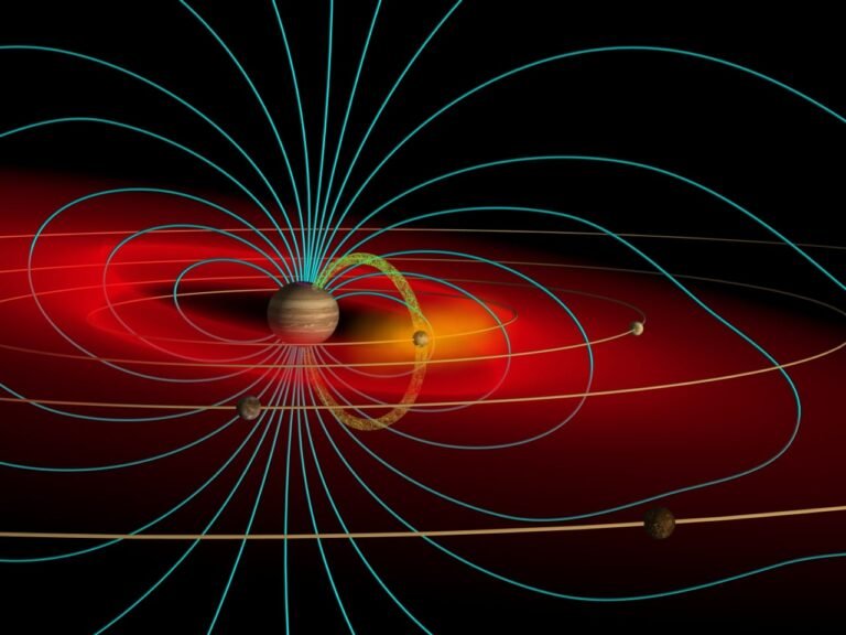Dados da sonda Juno revelam estrutura ondulada do magnetodisco de Júpiter