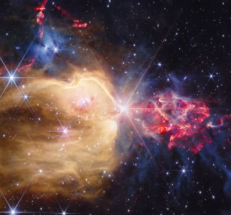 Telescópio Webb revela estrelas em formação na Via Láctea